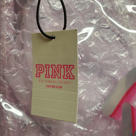 Victoria's Secret Pink | Clear And Pink Beauty/Travel Make-up/Toiletry Bag - Picture 6 of 8